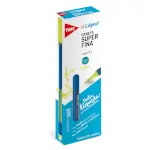 caneta superfina liqeo neon - turquesa - caixa c/10 un - tris