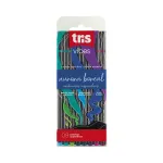 caneta superfina vibes - aurora boreal - 8 cores - tris