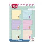 notas autoadesivas sorvetes holic docinhos - cartela c/6 blocos x 20
folhas - tris