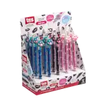 caneta gel apagável mi-au holic pets - 0.7mm - display c/15 un - tris