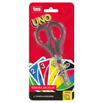 tesoura escolar - lâmina decorada - 13cm - cartela c/1 un - uno