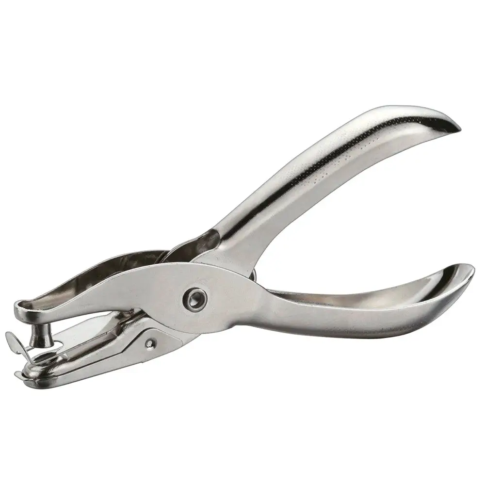 Perfurador - 1 Furo - 8 Folhas - Metálico - Caixa C/1 un - Bazze - Imagem 2