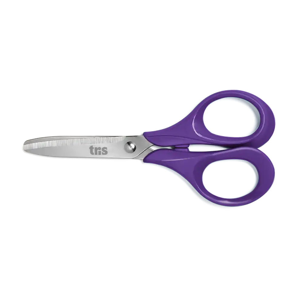 Tesoura Escolar Class - 13cm - Cores Sortidas - Cartela C/1 un - Tris - Imagem 3