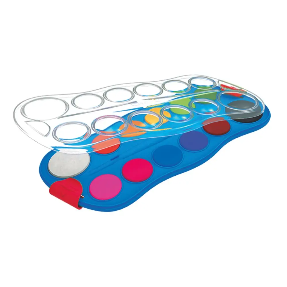 Aquarela Mega Acqua Color - 12 Cores + 4 Cores Refil - Estojo C/17 un -Tris - Imagem 2