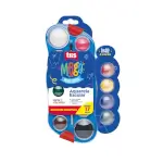 Aquarela Mega Acqua Color - 12 Cores + 4 Cores Refil - Estojo C/17 un -Tris - Thumbnail 1