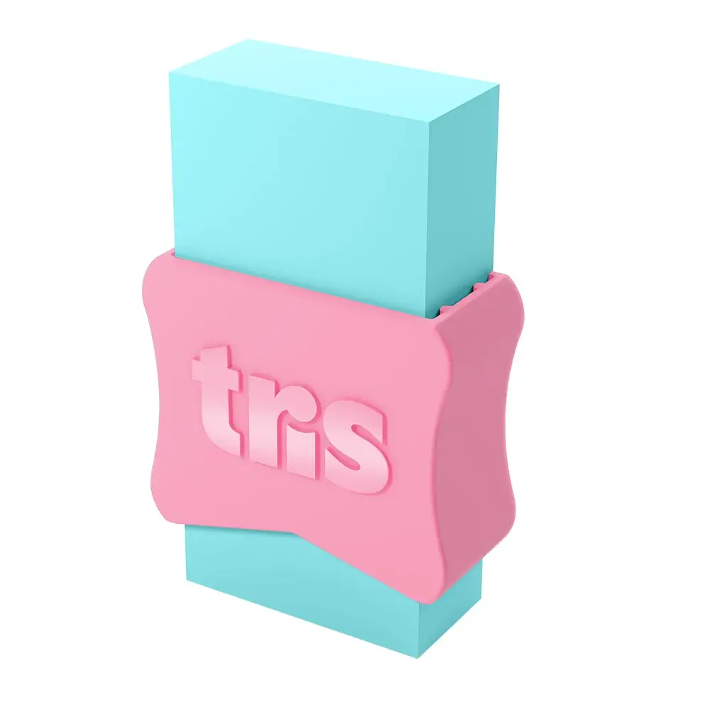 Borracha School - Cores Sortidas - Display C/24 un - Tris - Imagem 2