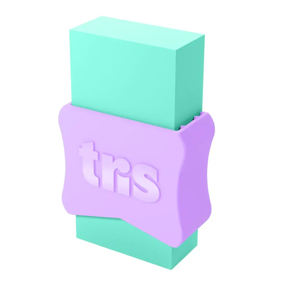 Borracha School - Cores Sortidas - Display C/24 un - Tris - Imagem 4