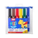 Imagem do produto hidrocor ponta tamanho super jumbo mega hidro color - 6 cores - tris