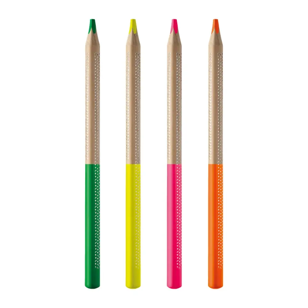 Lápis Marca-Texto Fluo - 4 Cores - Tris - Imagem 2
