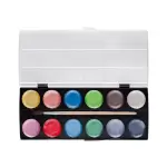 Aquarela Mega Acqua Color Metálica - Estojo C/12 Cores - Tris - Thumbnail 2