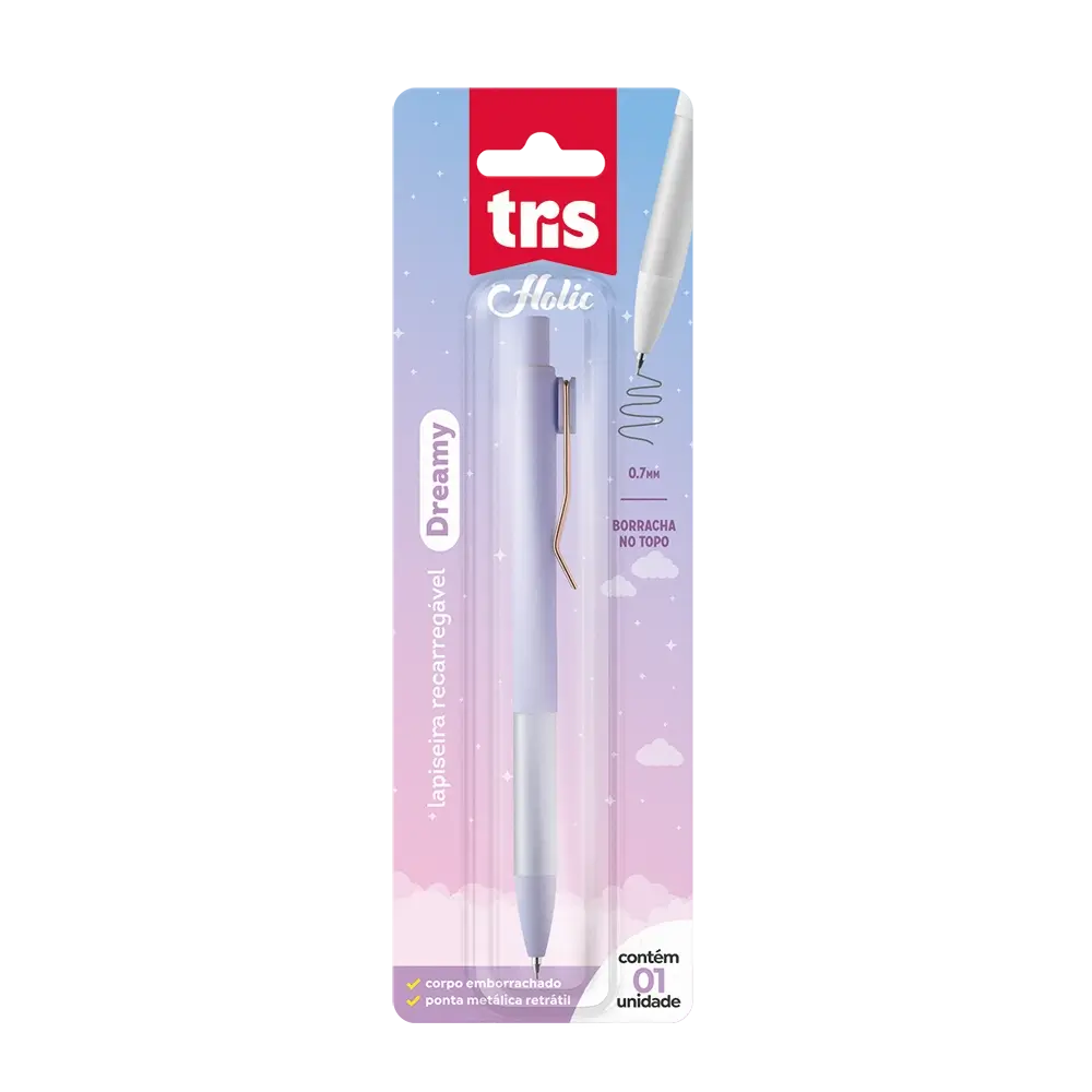 Lapiseira Holic Dreamy - 0.7mm - Cartela C/1 un - Tris - Imagem 2
