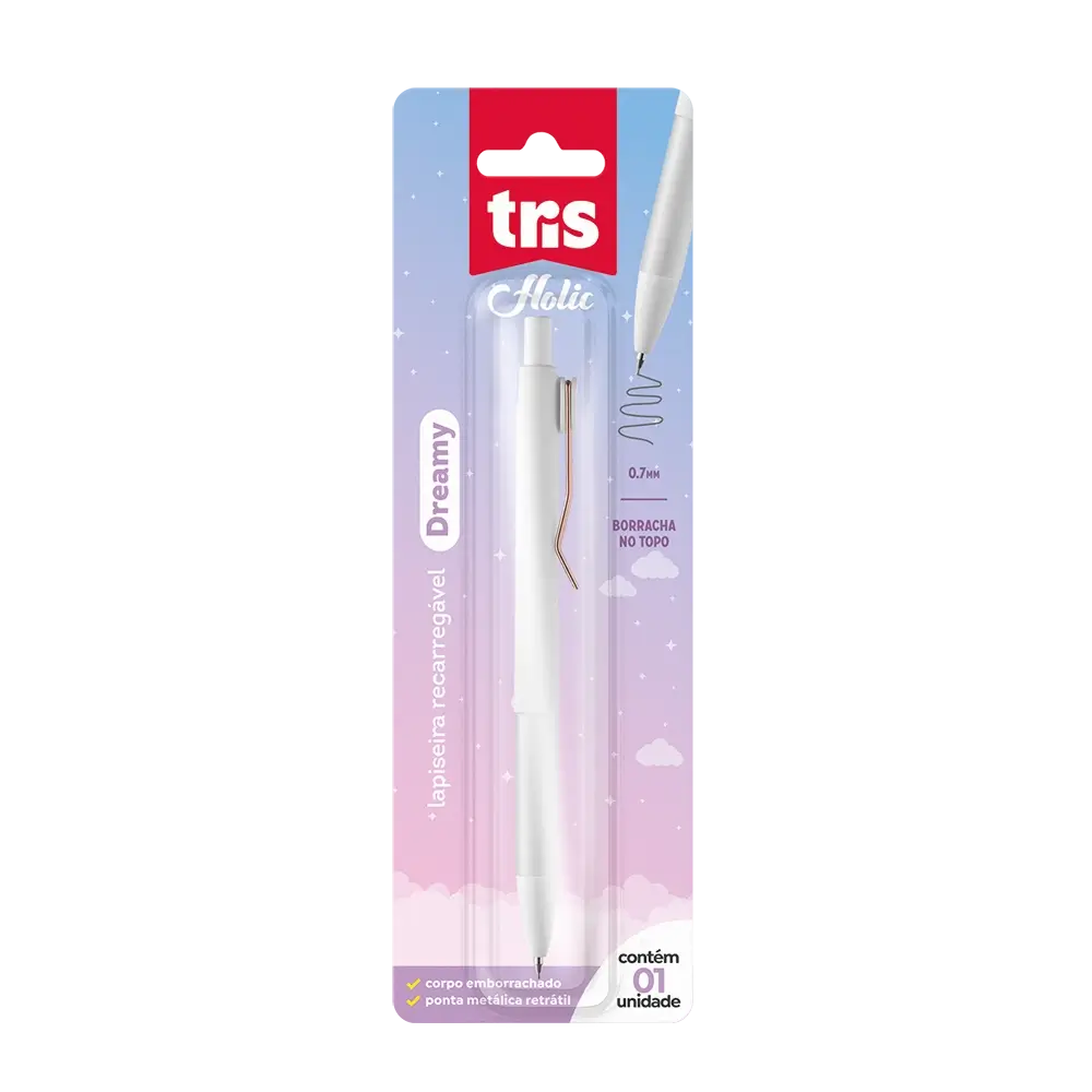 Lapiseira Holic Dreamy - 0.7mm - Cartela C/1 un - Tris - Imagem 3