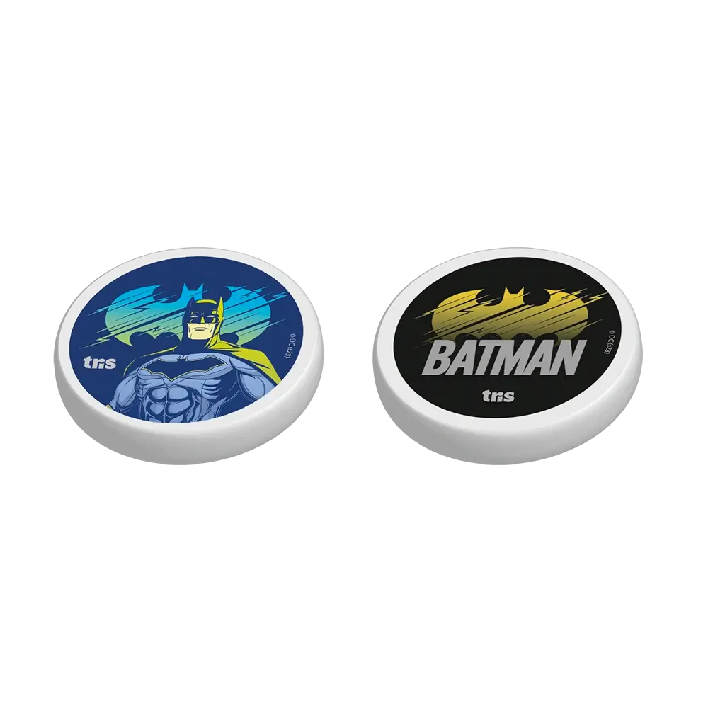 Kit Apontador com Depósito + Borracha - Cartela C/2 peças - Batman - Imagem 3