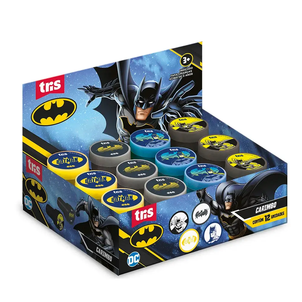 Carimbo Autotintado - Display C/12 un - Batman - Imagem 1