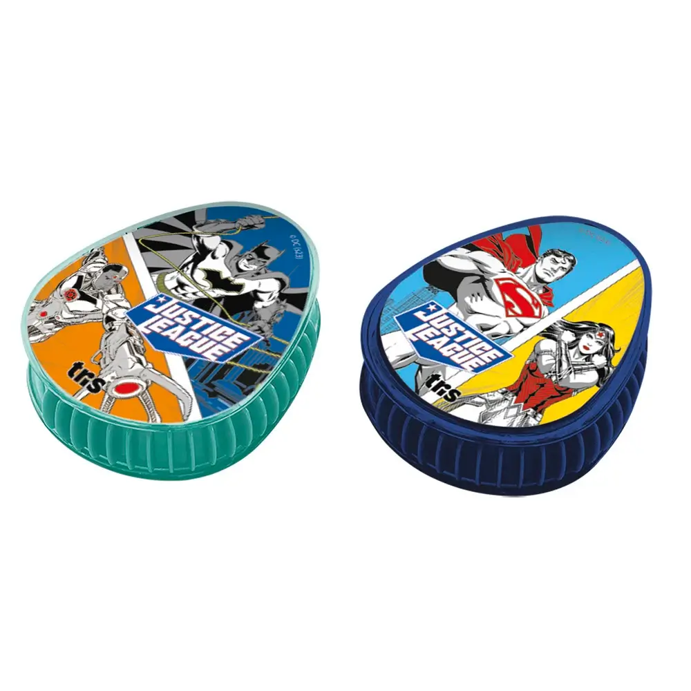 Kit Apontador com Depósito + Borracha - Cartela C/2 peças - Liga da Justiça - Imagem 2