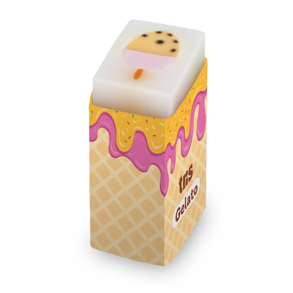 Borracha Gelato – Tris Holic Docinhos - Cores Sortidas - Display C/24 UN - Imagem 2