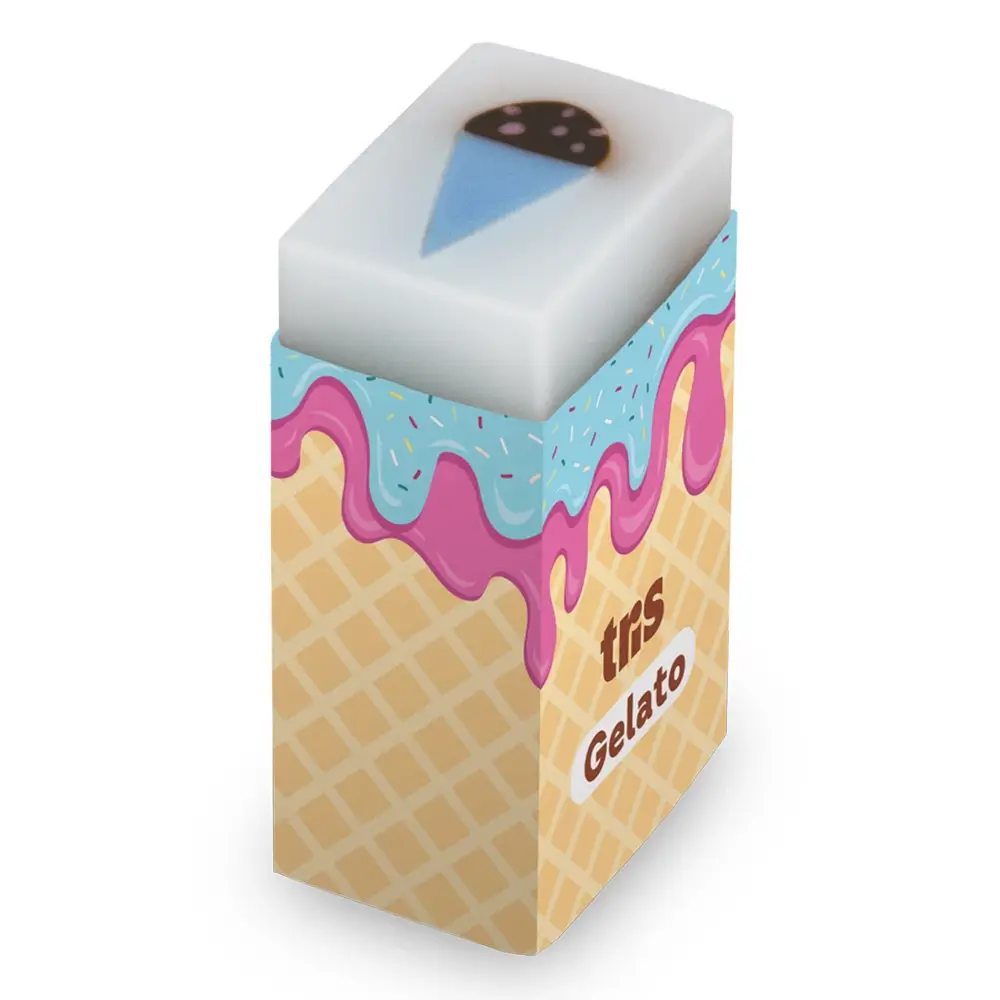 Borracha Gelato – Tris Holic Docinhos - Cores Sortidas - Display C/24 UN - Imagem 3