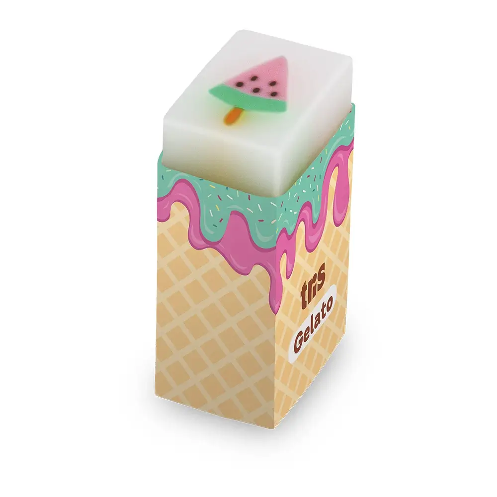 Borracha Gelato – Tris Holic Docinhos - Cores Sortidas - Display C/24 UN - Imagem 4
