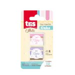 Borracha Cake Holic Docinhos - Cores e Cheiros Sortidos - Cartela C/2 un- Tris - Thumbnail 1