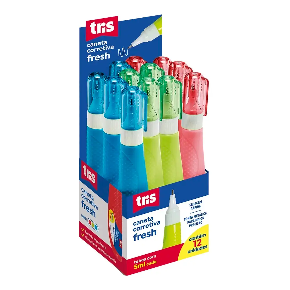 Caneta Corretiva Fresh - 5ml - Display C/12 un - Tris - Imagem 1