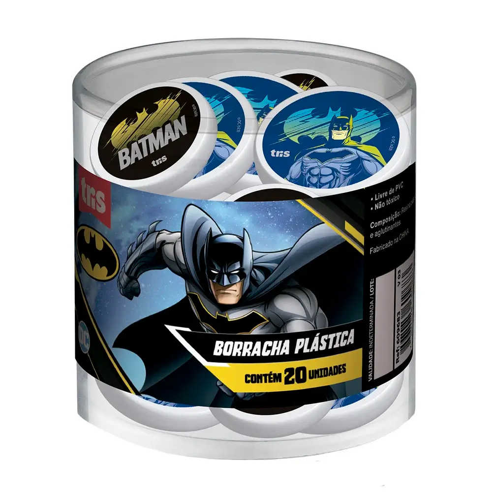 Borracha Top - Pote C/20 un - Batman - Imagem 1