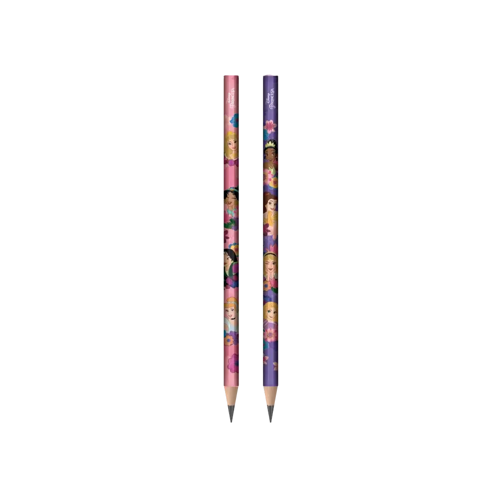 Lápis Preto - HB - Cartela C/3 un - Princesas - Imagem 2