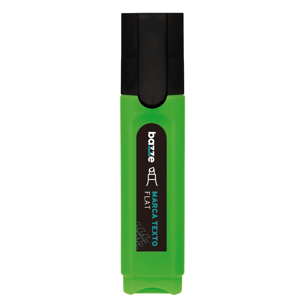 Marca Texto Flat - Neon - Sortido - Caixa C/12 un - Bazze - Imagem 2
