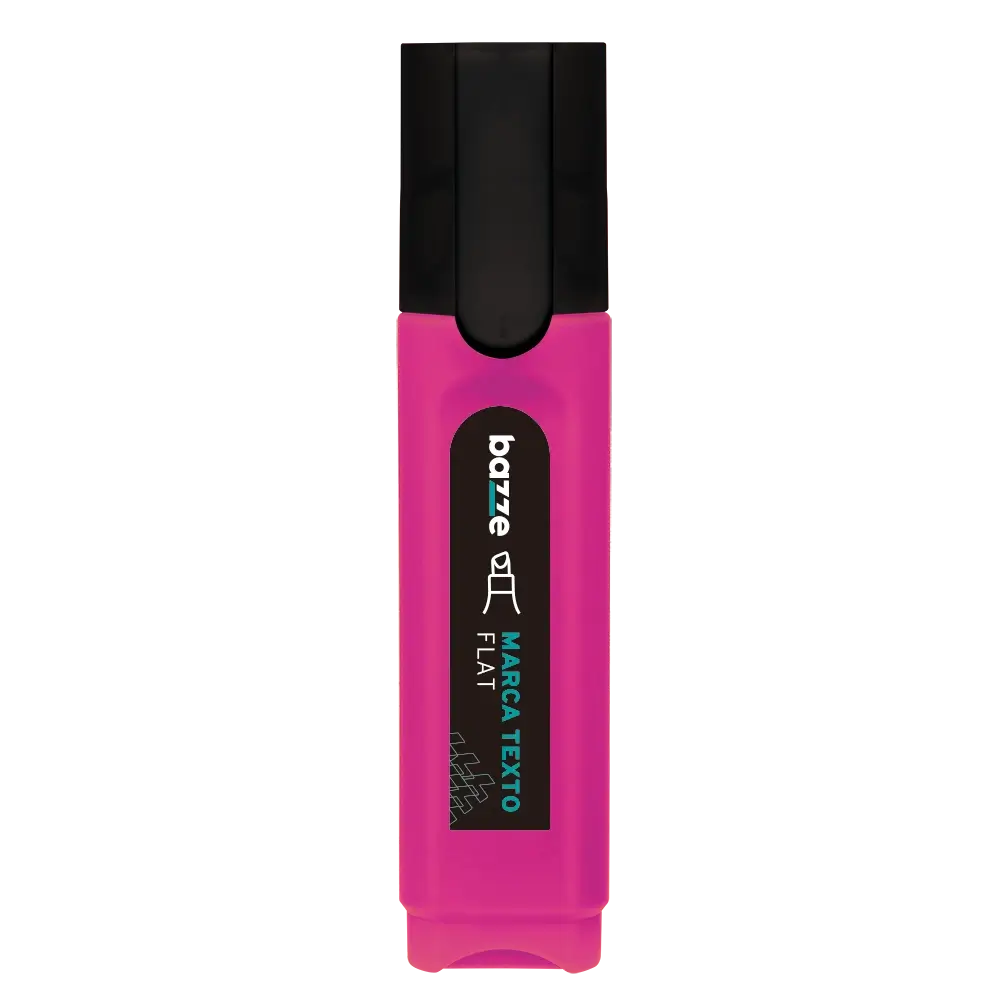 Marca Texto Flat - Neon - Sortido - Caixa C/12 un - Bazze - Imagem 3