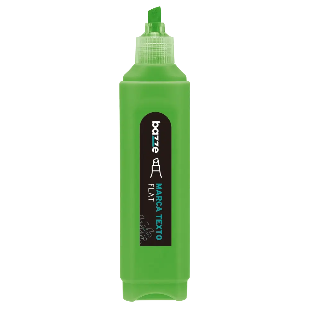 Marca Texto Flat - Neon - Sortido - Caixa C/12 un - Bazze - Imagem 5