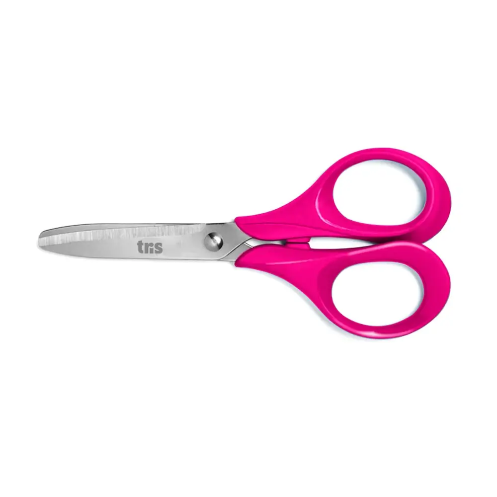 Tesoura Escolar Class - 13cm - Rosa - Cartela C/1 un - Tris - Imagem 2
