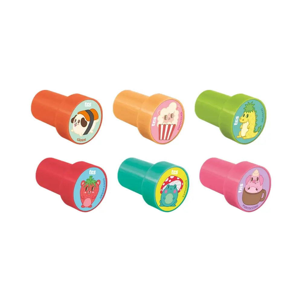 Carimbo Autotintado Animaluco Comidinhas - Display C/24 un - Tris - Imagem 2