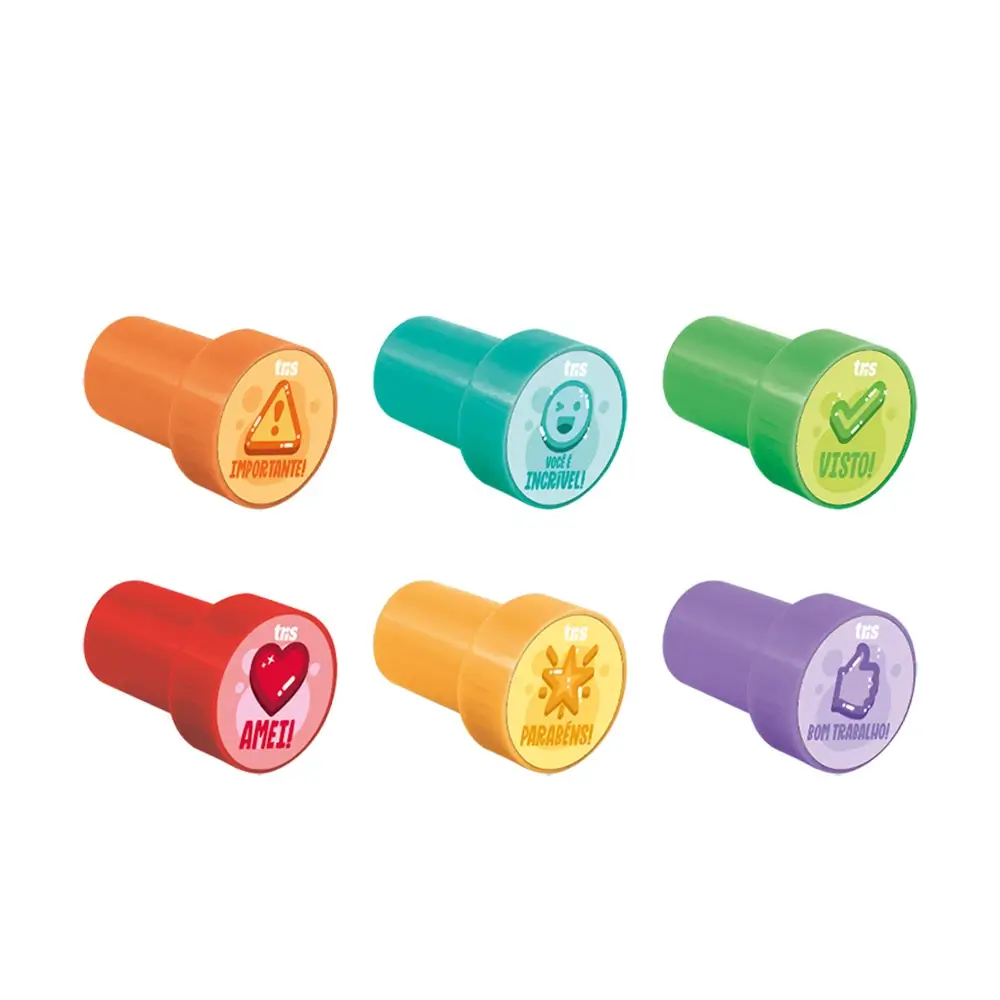 Carimbo Autotintado Pedagógico - Display C/24 un - Tris - Imagem 2