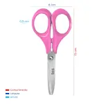 Tesoura Escolar Class - 13cm - Pastel - Display C/24 un - Tris - Thumbnail 6