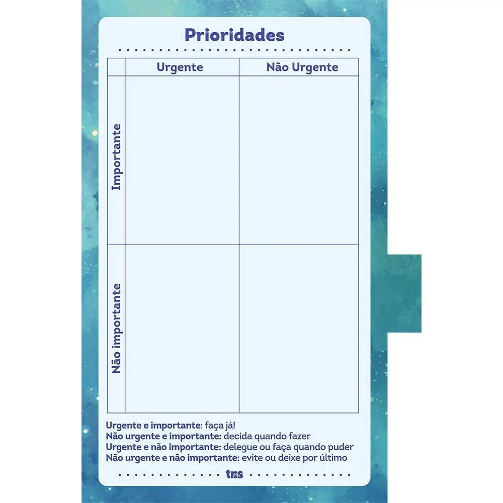 Kit de Notas Autoadesivas Holic Cosmos - To Do List - 125mm X 100mm - Pasta C/72 Folhas - Tris - Imagem 5