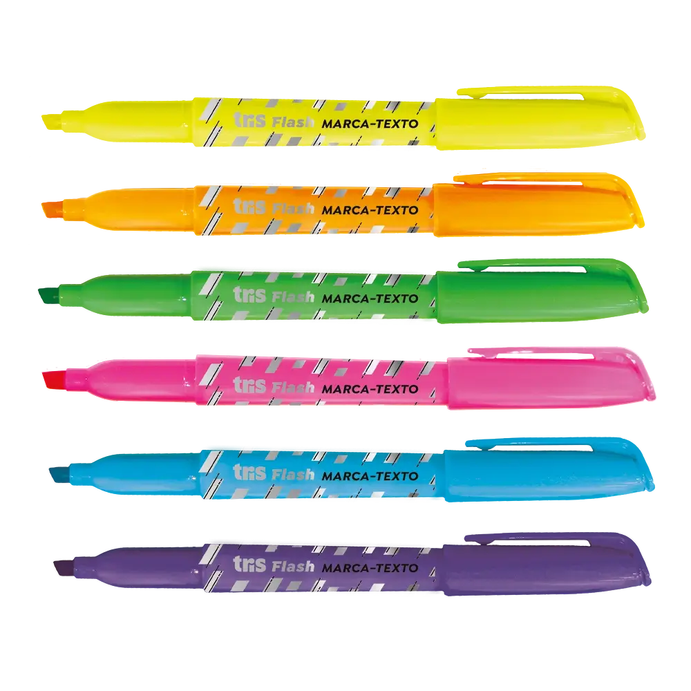 Marca-Texto Flash Neon - Pote C/24 un - Tris - Imagem 3