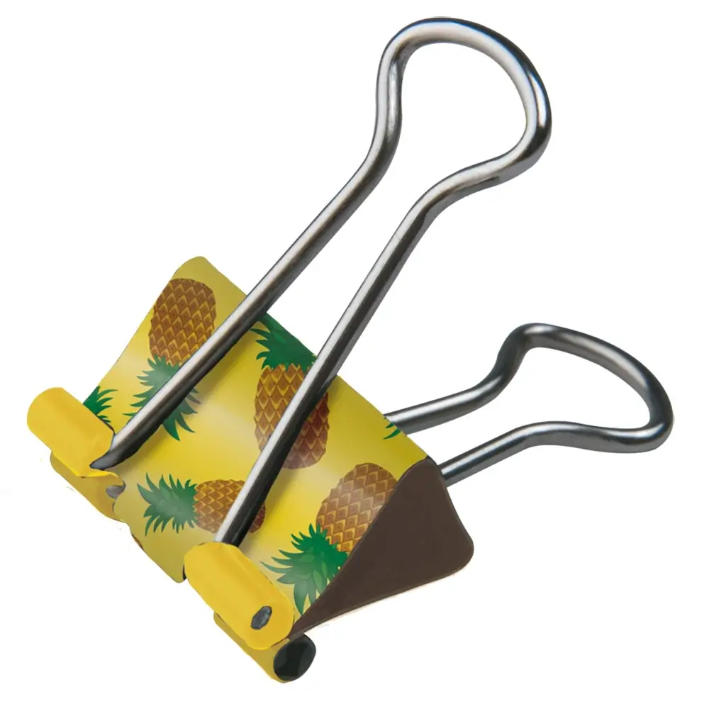 Prendedor de Papel Holic Tropical - Colorido - 25mm - Polybag C/6 un -Tris - Imagem 2