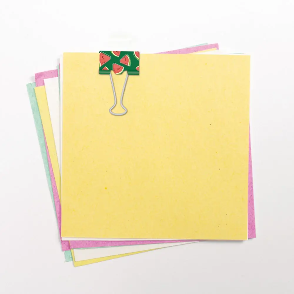 Prendedor de Papel Holic Tropical - Colorido - 25mm - Polybag C/6 un -Tris - Imagem 3