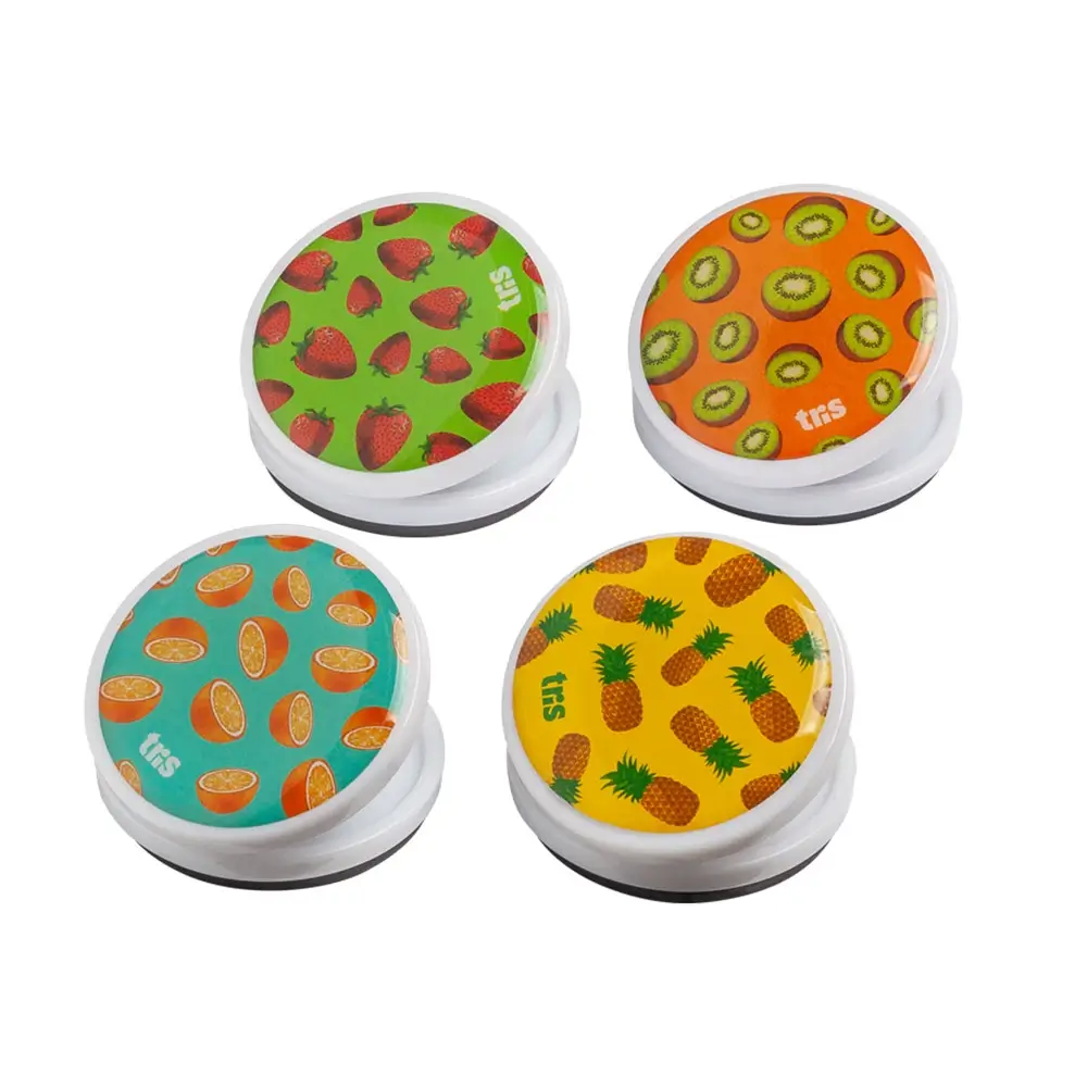 Prendedor de Papel Magnetico Holic Tropical - Caixa C/4 un - Tris - Imagem 2