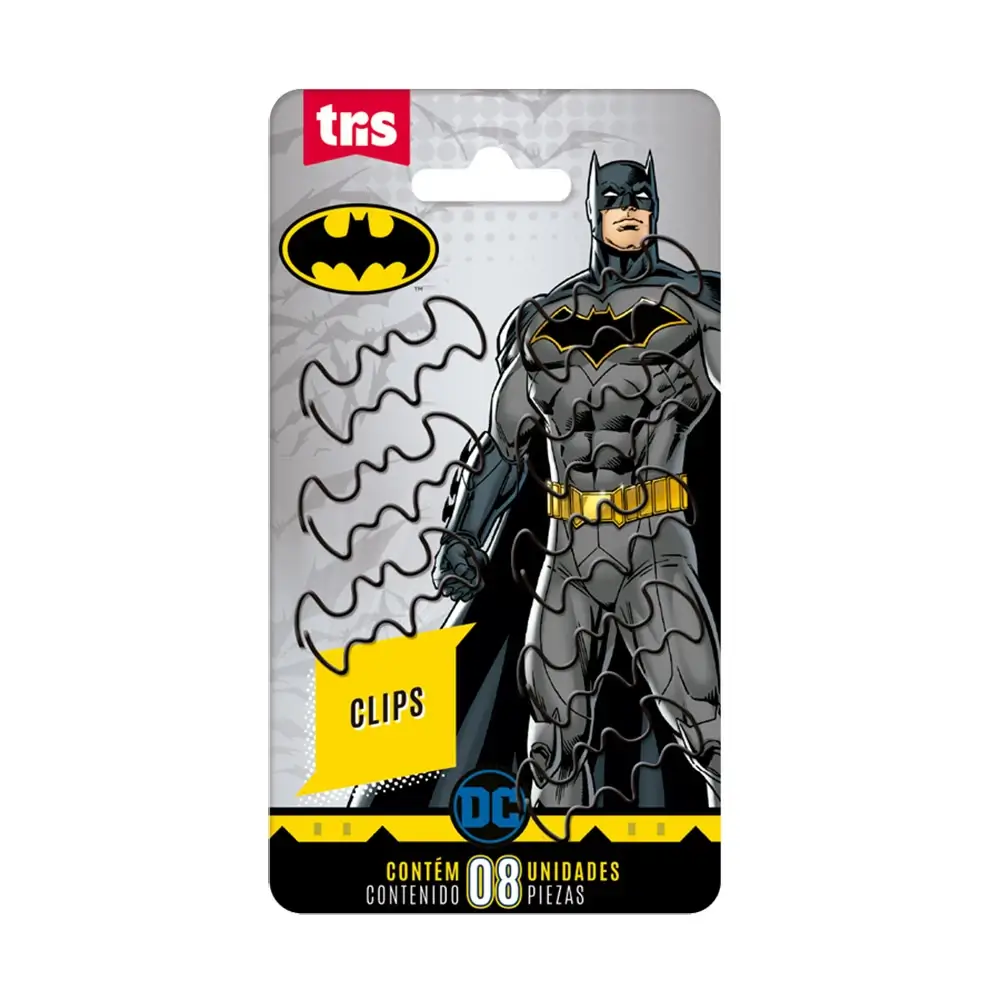 Clips Ludico - Preto - Polybag C/8 un - Batman - Imagem 1