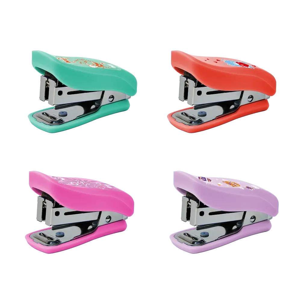 Grampeador Mini T312 - 26/6 - Holic Fofurices - 18 folhas - Plástico -Pastel - Display C/12 un - Tris - Imagem 2