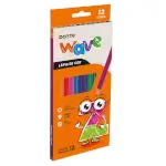 Lápis de Cor Wave - 12 cores - Bazze - Thumbnail 1