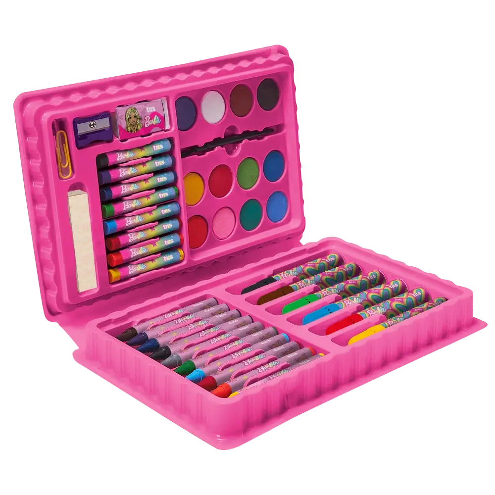 Kit Maleta Artistica C/42 peças - Barbie - Imagem 2