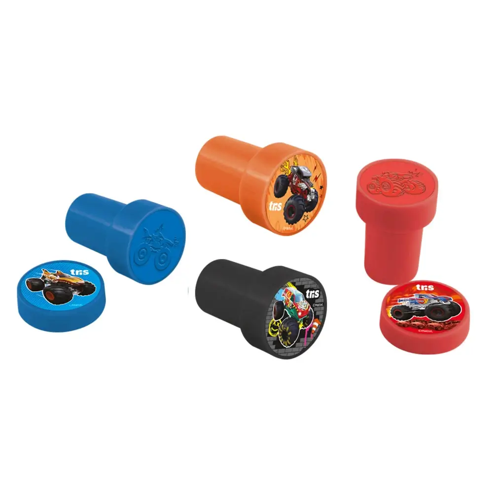 Carimbo Autotintado - Cart C/4 UN - Hot Wheels Monster Trucks - Imagem 2