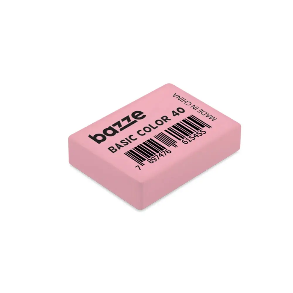 Borracha Basic Colors 40 - Cores Sortidas - Caixa C/40 un - Bazze - Imagem 3