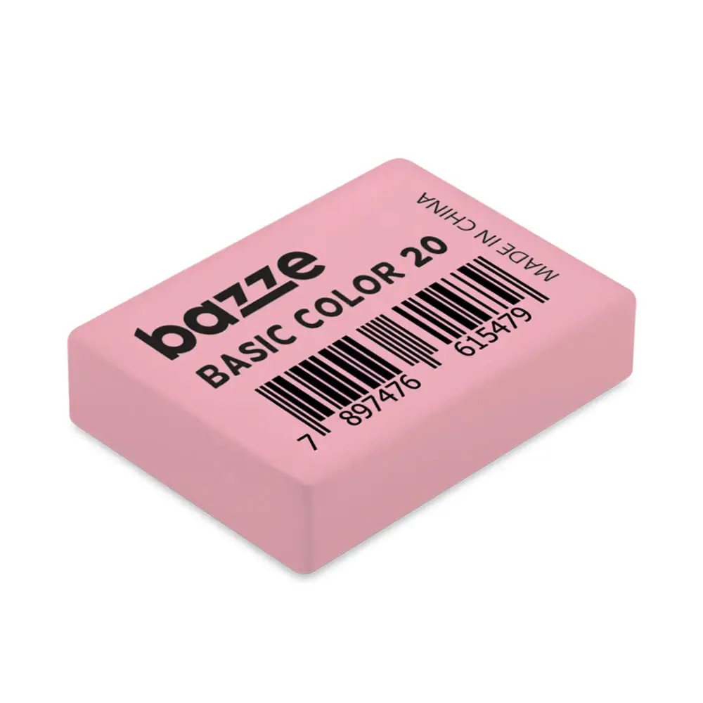 Borracha Basic Colors 20 - Cores sortidas - Caixa C/20 un - Bazze - Imagem 3