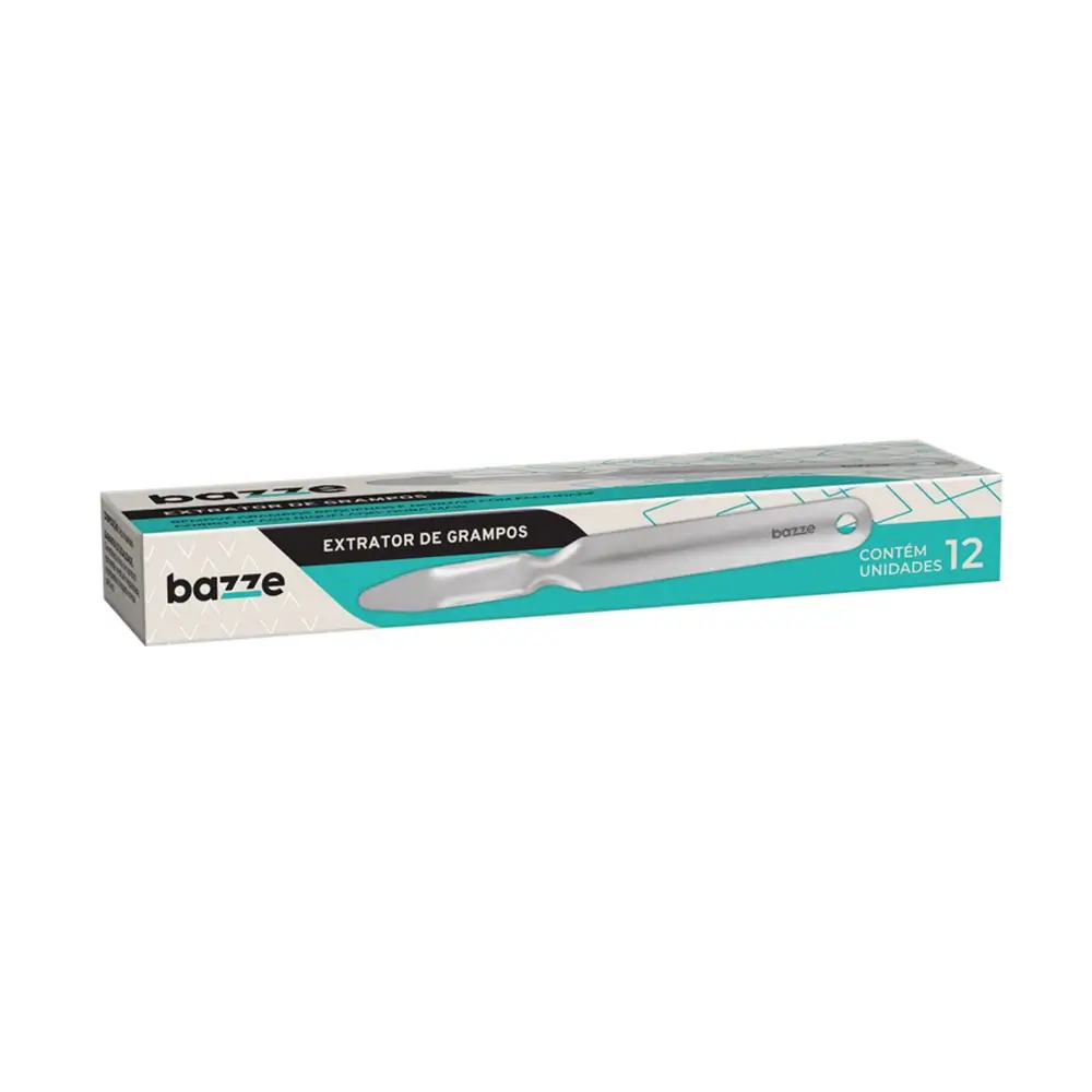 Extrator de Grampos Tipo Espátula - Caixa C/12 un - Bazze - Imagem 1
