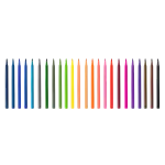 Hidrocor Ponta Fina Wave - 24 Cores - Bazze - Thumbnail 3