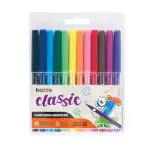 Hidrocor Ponta Fina Classic - 12 Cores - Bazze - Thumbnail 1