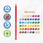 Lápis de Cor Mega Soft Color - 48 Cores - Tris - Thumbnail 6