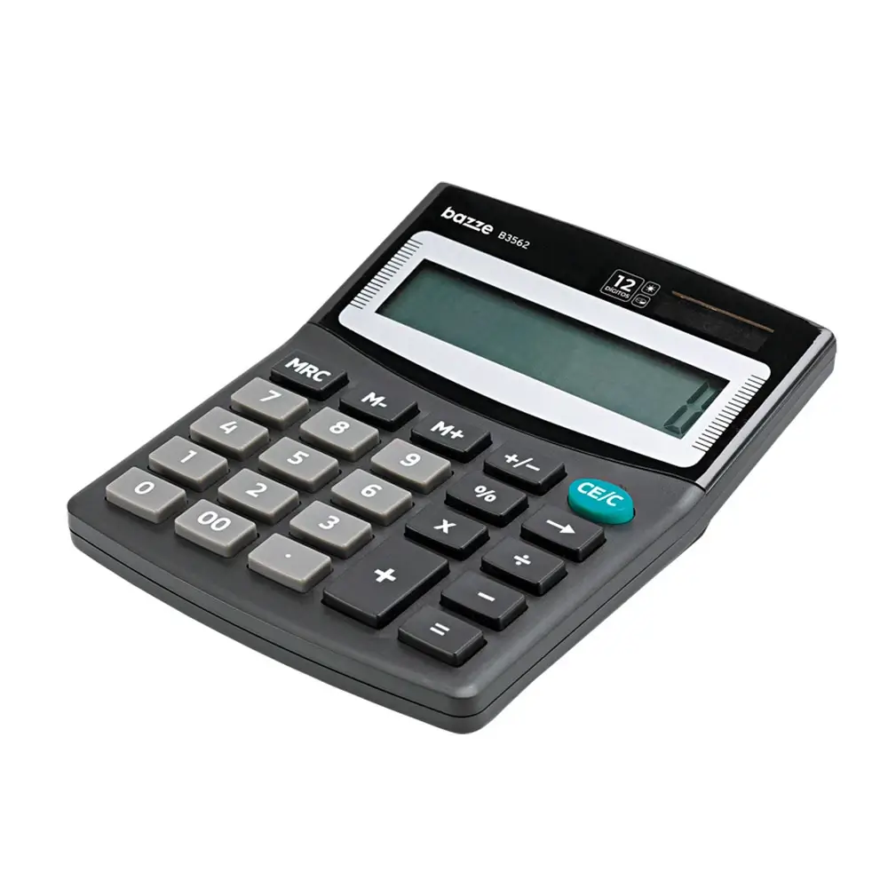 Calculadora de Mesa B3562 – 12 Dígitos – Caixa C/1 un - Bazze - Imagem 2